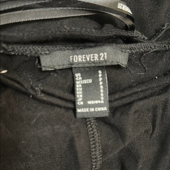 Forever 21- Elegant Black Midi Dress - Picture 7 of 7